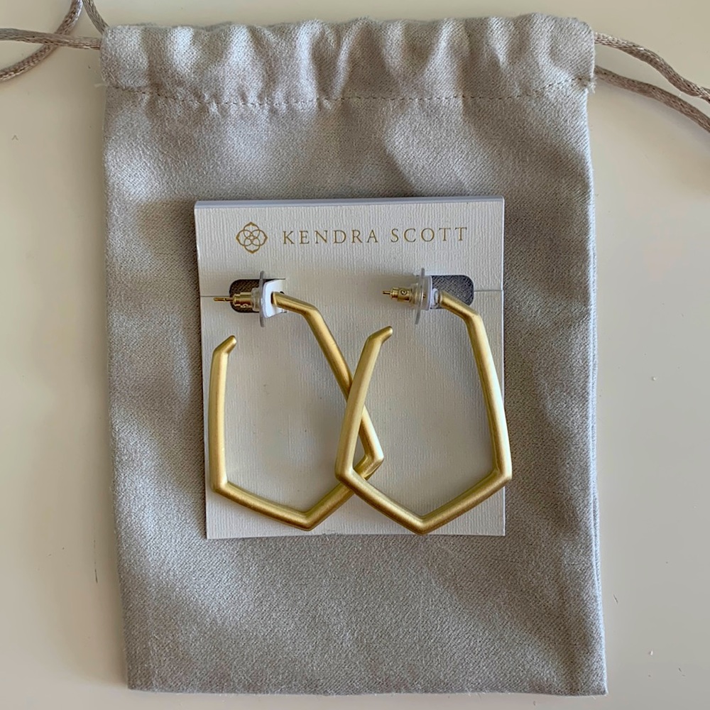 Kendra Scott gold hoops